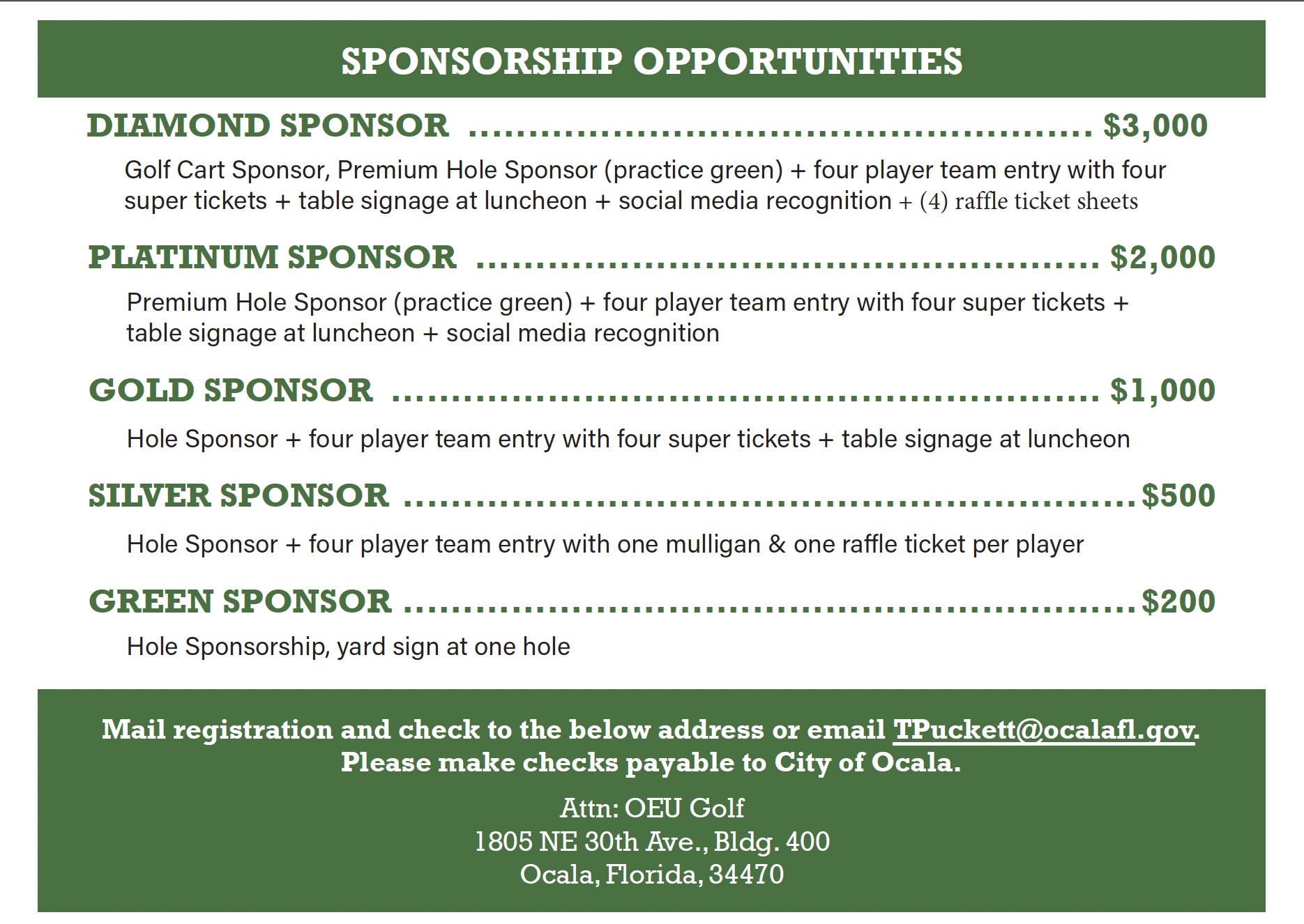 Sponsorships